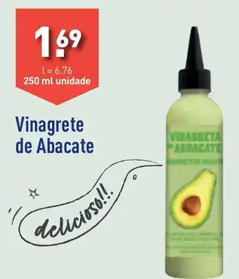 ALDI Vinagrete de Abacate 250ml unidade promoção