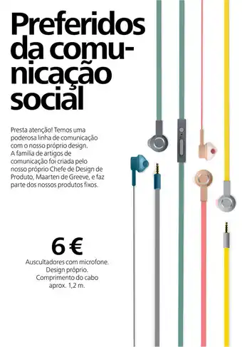 Flying Tiger Auscultadores com Microfone Design Próprio 1,2m promoção