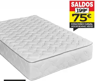Feira dos Sofás Colchão Casal Molas Bonnel 183/133 promoção