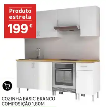 Cozinha Basic Branco Compasição 1,80m
