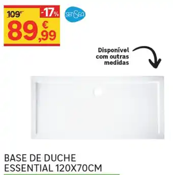 Base de Duche Essential 120x70cm