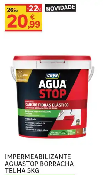Impermeabilizante Aguastop Borracha Telha 5kg
