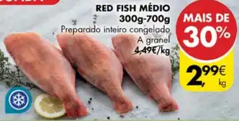 Pingo Doce RED FISH MÉDIO 300g-700g promoção