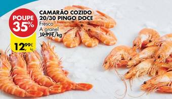 Pingo Doce CAMARÃO COZIDO 20/30 PINGO DOCE promoção