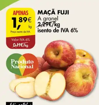 Pingo Doce MAÇÃ FUJI A granel kg promoção