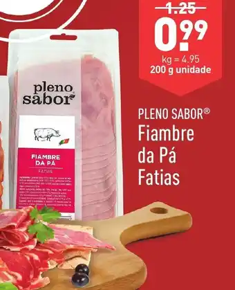 ALDI Pleno Sabor Fiambre da Pá Fatias promoção