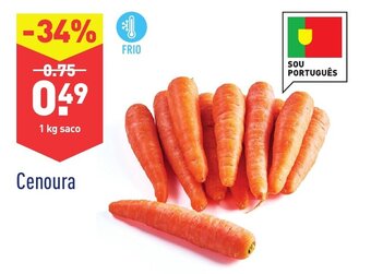 ALDI Cenoura 1kg promoção
