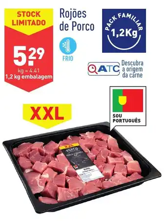 ALDI Rojões de Porco XXL 1,2kg promoção