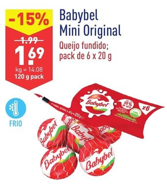 ALDI Babybel Mini Original 6x20g promoção
