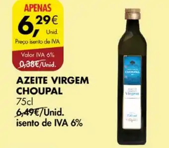 Pingo Doce AZEITE VIRGEM CHOUPAL 75cl promoção