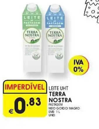 Meu Super LEITE UHT TERRA NOSTRA 1L promoção
