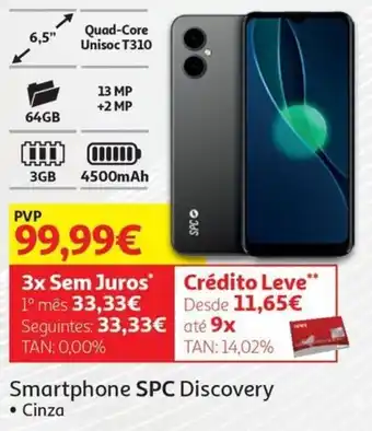 Auchan Smartphone SPC Discovery promoção