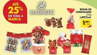 Pingo Doce BOLSA DE CHOCOLATES 100g promoção