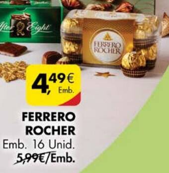 Pingo Doce FERRERO ROCHER Emb. 16 Unid. promoção