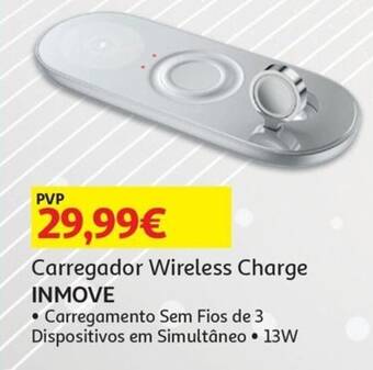 Auchan Carregador Wireless Charge INMOVE promoção