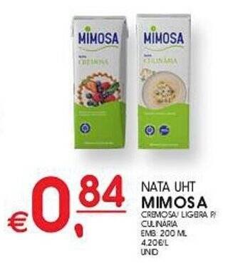 Meu Super NATA UHT MIMOSA EMB. 200ML promoção