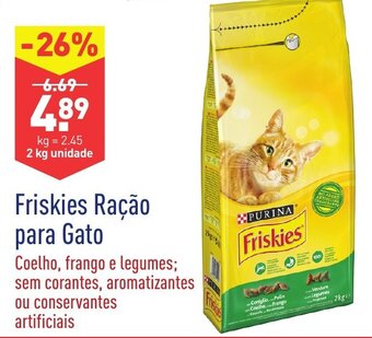 ALDI Friskies Ração para Gato 2kg promoção