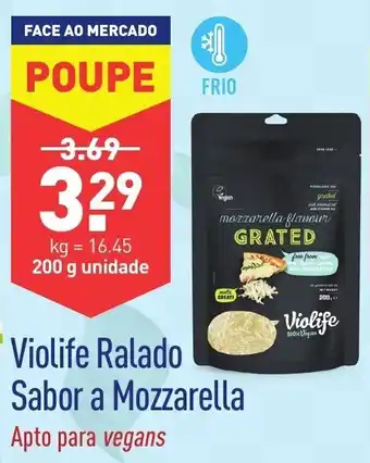 ALDI Violife Ralado Sabor a Mozzarella 200g promoção