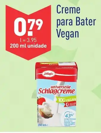 ALDI Creme para Bater Vegan 200ml promoção