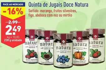 ALDI Quinta de Jugais Doce Natura 230g promoção
