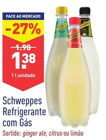Schweppes Refrigerante com Gás 1L