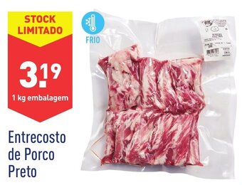 ALDI Entrecosto de Porco Preto 1kg promoção