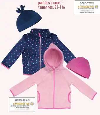 ALDI Pocopiano Casaco Polar com Gorro para Menina 92-116 promoção
