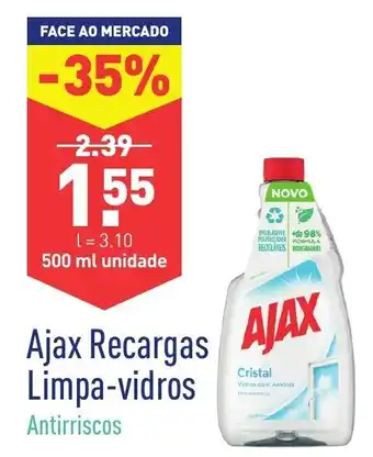 ALDI Ajax Recargas Limpa-vidros 500ml promoção