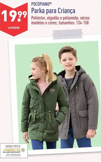 Pocopiano Parka para Criança 134-158