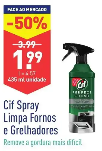 ALDI CIf Spray Limpa Fornos e Grelhadores 435ml promoção