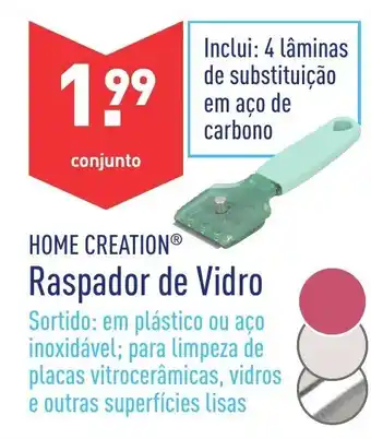 ALDI Home Creation Raspador de Vidro promoção