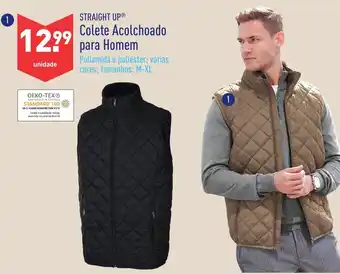 ALDI Straight Up Colete Acolchoado para Homem M-XL promoção