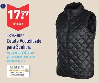 ALDI Up2Fashion Colete Acolchoado para Senhora S-L promoção