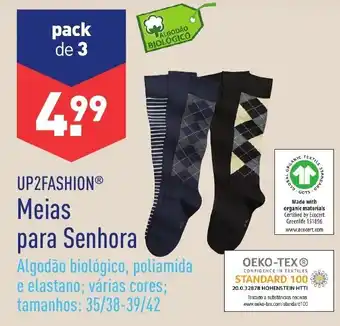 ALDI UpFashion Meias para Senhora 35/38-39/42 promoção