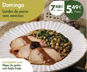 Pingo Doce Lombo de porco com ameixas promoção