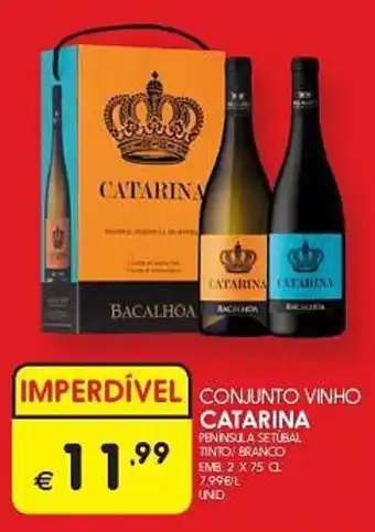 Meu Super CONJUNTO VINHO CATARINA EMB. 2X75CL promoção