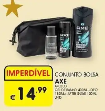 Meu Super CONJUNTO BOLSA AXE promoção