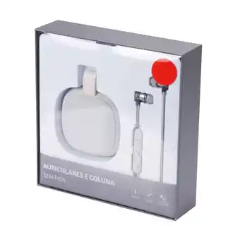 Continente Coluna e auriculares bluetooth 5.0 3w promoção