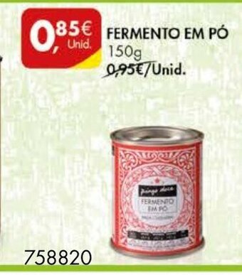 Pingo Doce Fermento em Pó 150g promoção