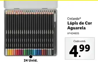 Lidl Crelando Lápis de Cor Aguarela promoção