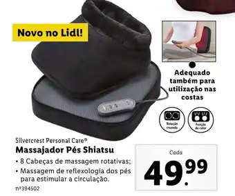 Lidl Silvercrest Personal Care Massajador Pés Shiatsu promoção