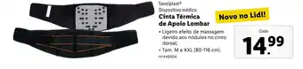 Lidl Sensiplast Dispositivo médico Cinta Térmica de Apoio Lombar promoção