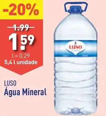 ALDI LUSO Água Mineral 5.4L unidade promoção