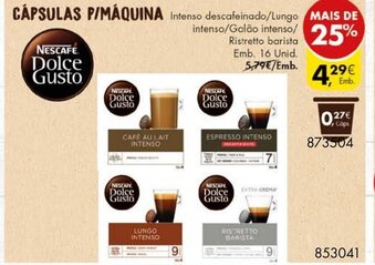 Pingo Doce Cápsulas P/Máquina promoção