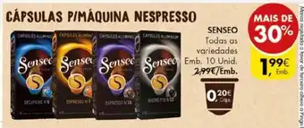 Pingo Doce Cápsulas P/Máquina Nespresso Senso promoção