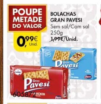 Pingo Doce Bolachas Gran Pavesi 250g promoção