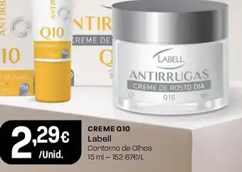 Intermarché CREME Q10 Labell Contorno de Olhos 15 ml promoção