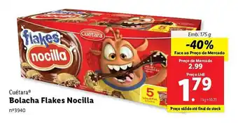 Lidl Cuétara Bolacha Flakes Nocilla Emb. 175 g promoção