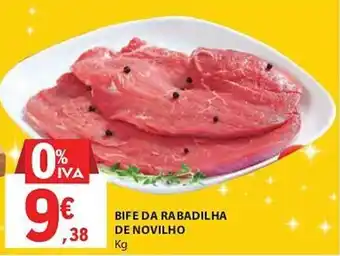 E.Leclerc BIFE DA RABADILHA DE NOVILHO Kg promoção