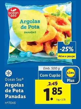 Lidl Ocean Sea Argolas de Pota Panadas Emb. 500 g promoção